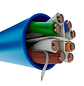Nexxt Cable de Red U/UTP Cat6 24 AWG 4 Pares, 305 m, CM, Gigabit Ethernet, Azul - Miniatura 2