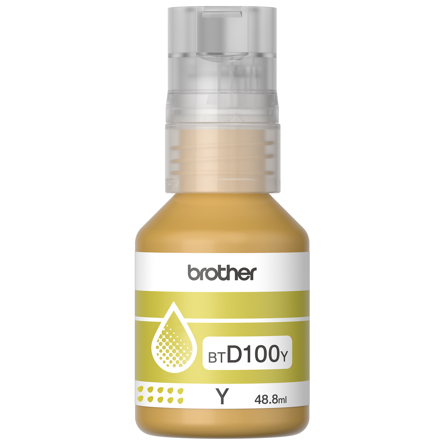 Brother BTD100Y Botella de Tinta Amarilla Original, Ultra Rendimiento, InkBenefit Tank, 5.000 Páginas 2