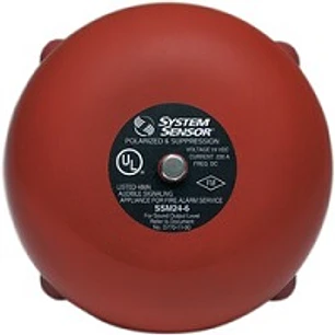 Notifier SSM24-6 Campana de Alarma 24V 6 Pulgadas