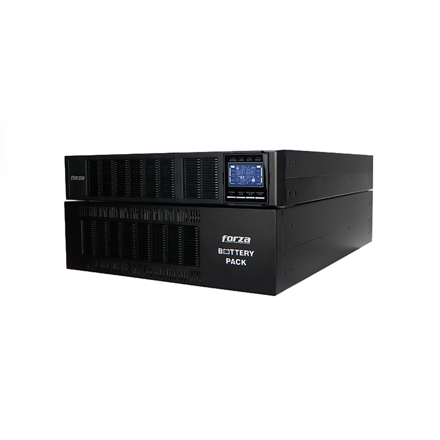 Forza Atlas FDC-210KMR UPS Online 10KVA/10KW, Doble Conversión, Torre/Rack 2U, 220V, LCD, USB/SNMP/RS-232, Negro 4