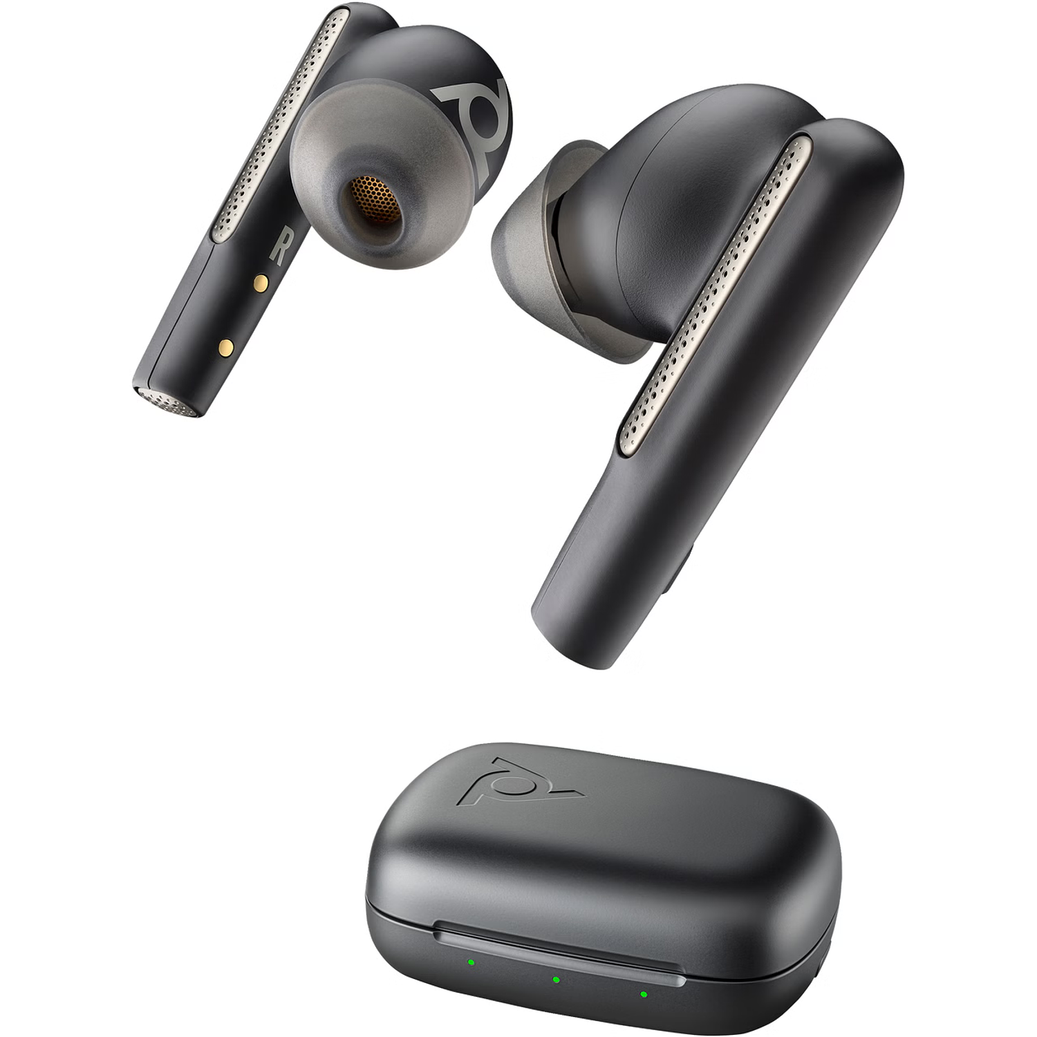  Poly Voyager Free 60 UC Audífonos Inalámbricos, Cancelación de Ruido, Bluetooth Multipunto, Estuche de Carga, Negro Carbón 4