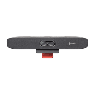 Poly Studio R30 Barra de Video USB 4K UHD, Audio Profesional, Campo de Visión de 120°