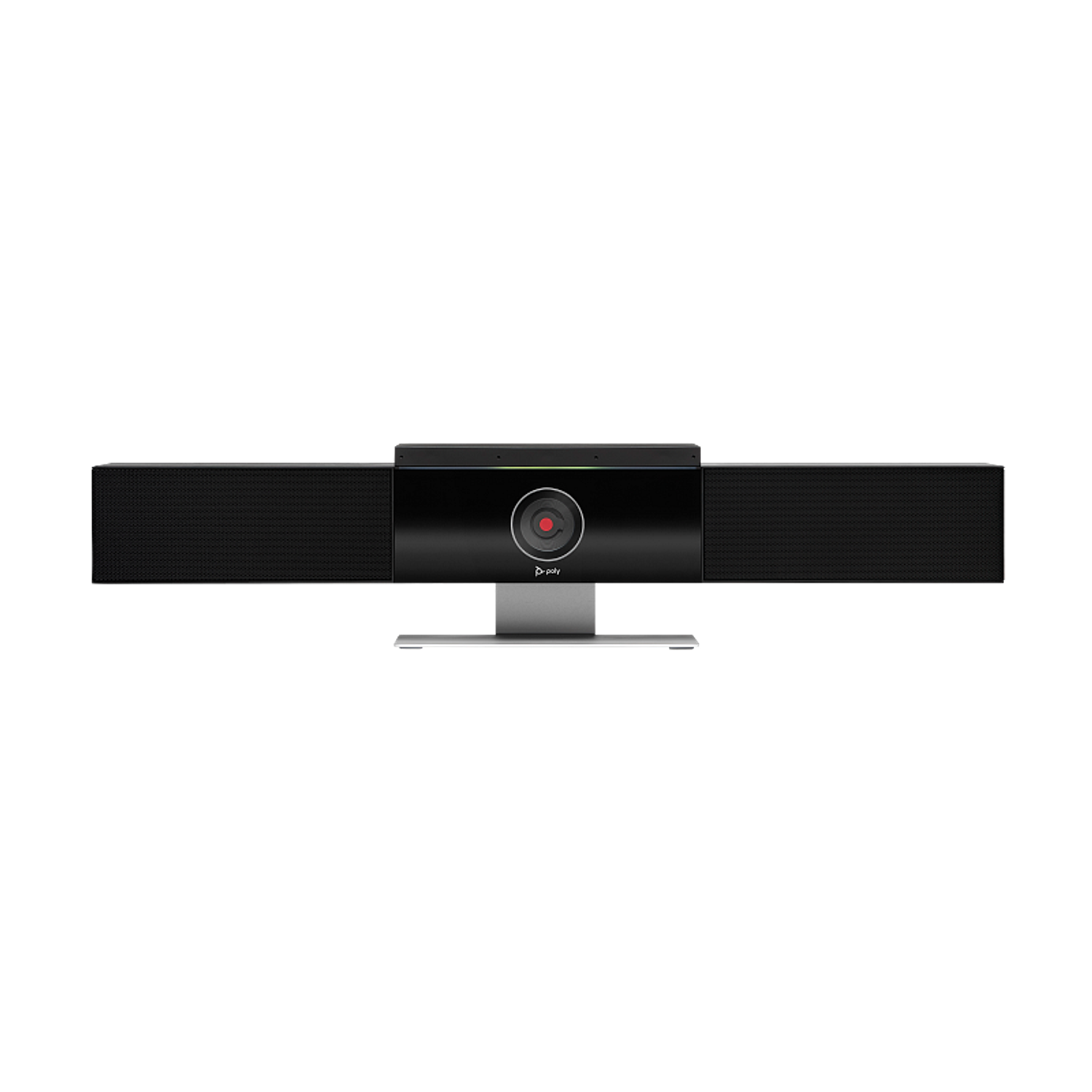 Poly Studio Barra de Video USB 4K, Cámara Inteligente con Micrófonos y Altavoces, Certificada para Microsoft Teams, Zoom y Google Meet 1