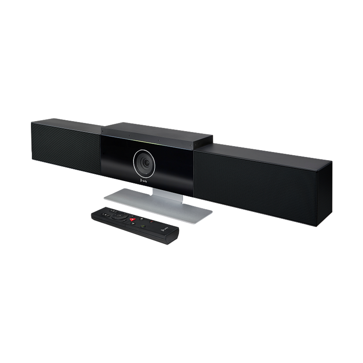 Poly Studio Barra de Video USB 4K, Cámara Inteligente con Micrófonos y Altavoces, Certificada para Microsoft Teams, Zoom y Google Meet 2