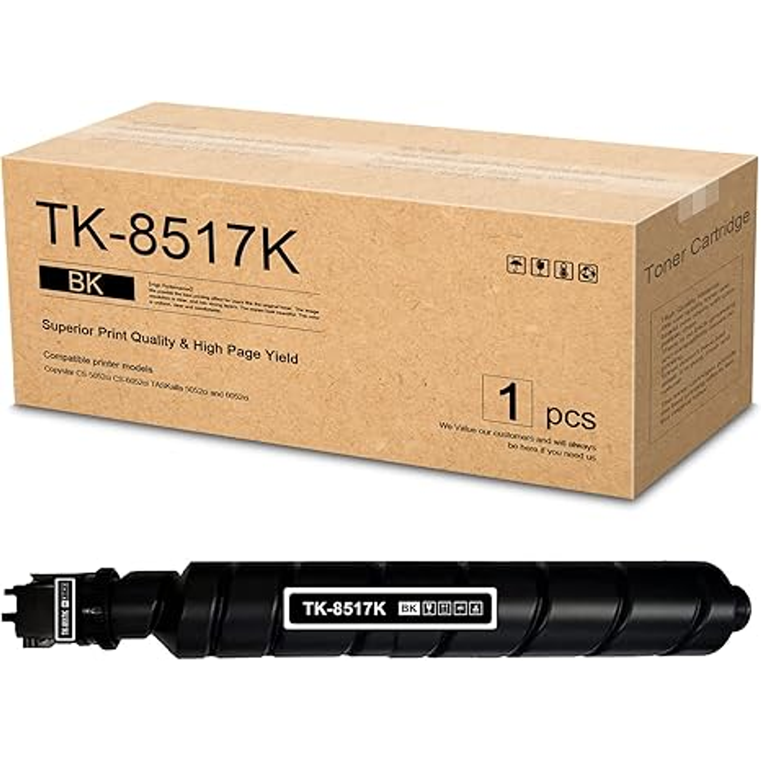 KYOCERA TK-8517K Cartucho de Toner Original, Negro, TA5052ci