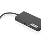 Lenovo USB-C 7-en-1 Hub de Viaje Gris Hierro, HDMI 4K, 3x USB-A, SD/TF, Carga USB-C, Plug & Play - Miniatura 1