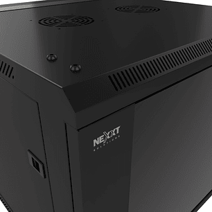 Nexxt NPC-F15U66B Gabinete de Pared Fijo Semi-Ensamblado 15U para Redes, Telecomunicaciones y CCTV