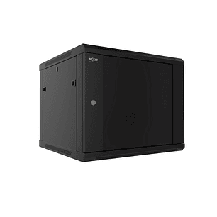 Nexxt Professional NPC-F15U64B Gabinete de Pared Fijo y Semi-Ensamblado 15U para Redes, Telecomunicaciones y CCTV con Ventilación y Cerradura