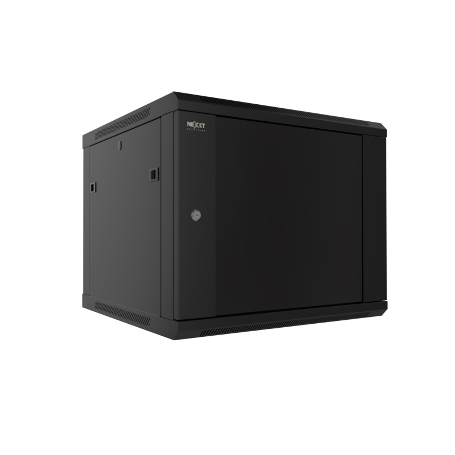 Nexxt Professional NPC-F12U64B Gabinete de Pared Fijo y Semi-Ensamblado 12U para Redes, Telecomunicaciones y CCTV con Ventilación y Cerradura 1