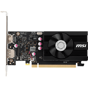 MSI NVIDIA GeForce GT 1030 4GB DDR4 Tarjeta Gráfica de Perfil Bajo, Juegos PC, Edición Video HD, Componentes MIL-STD-810, Overclock MSI Afterburner