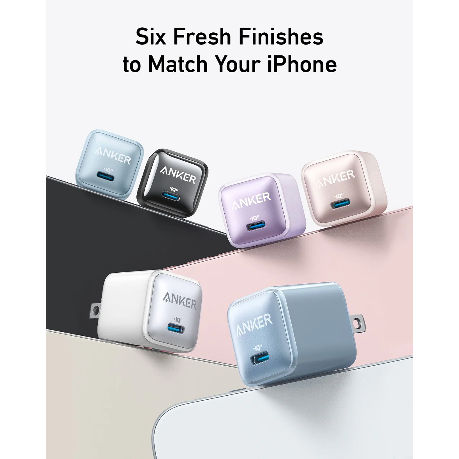 Anker Nano Cargador USB-C 20W Power Delivery, Compacto y Rápido para iPhone, iPad, Galaxy y Pixel 4