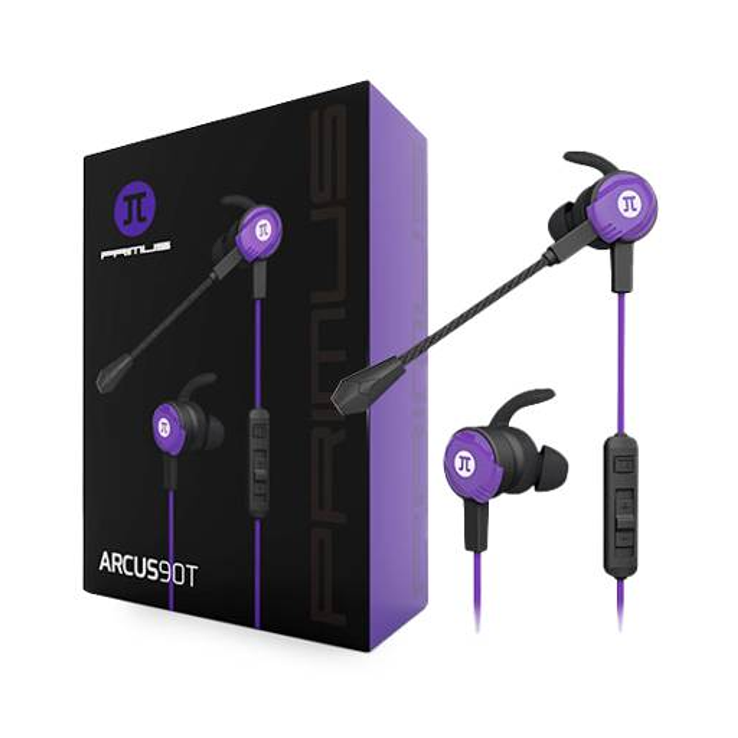 Primus Gaming Arcus 90T Audífonos Gamer, In-Ear, Conexión 3.5mm, Negro 3