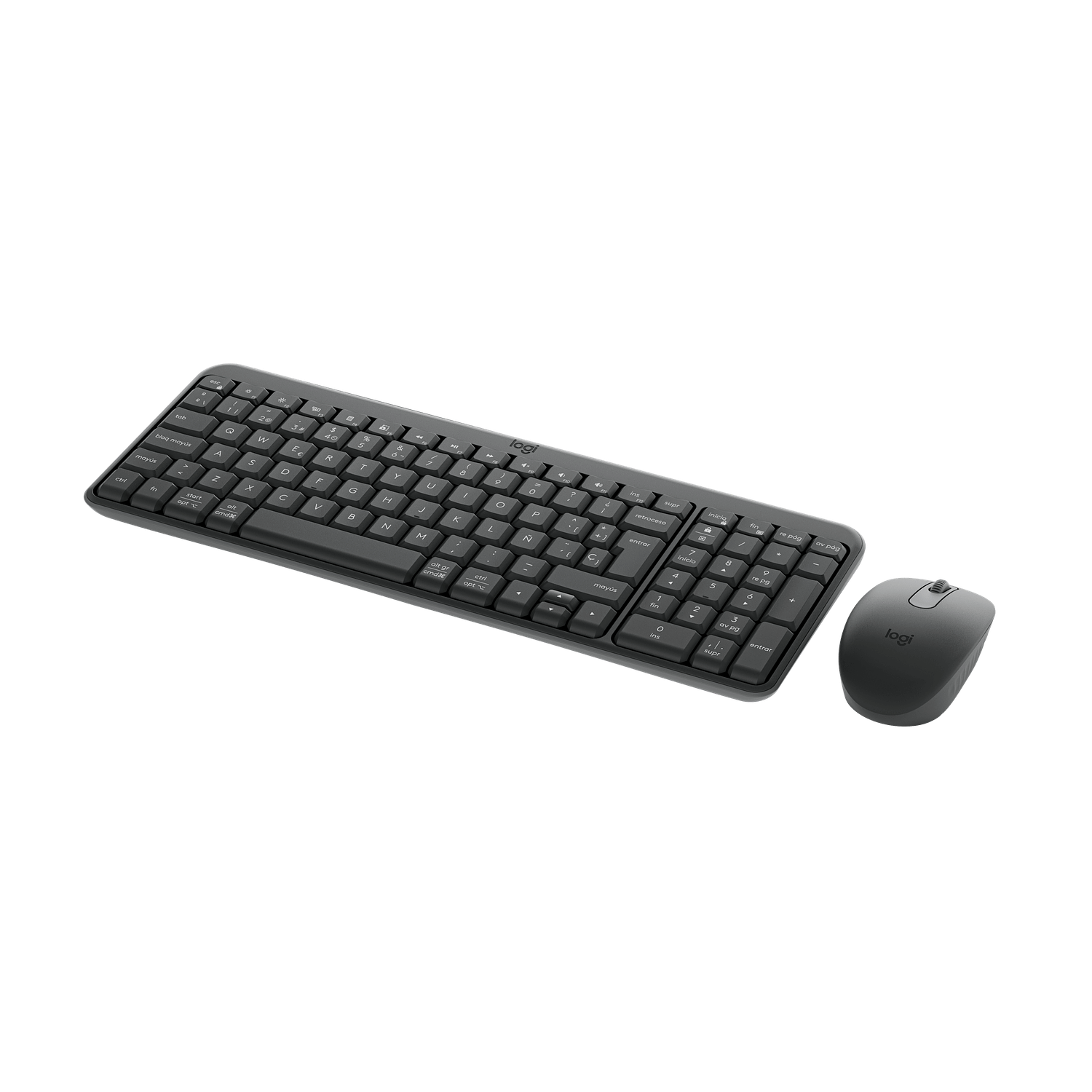 Logitech MK250 Combo Inalámbrico Compacto Teclado y Mouse Bluetooth, USB, Negro 2