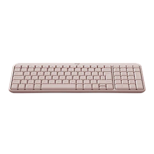 Logitech K250, Teclado Inalámbrico Compacto, Bluetooth, USB, Rosa