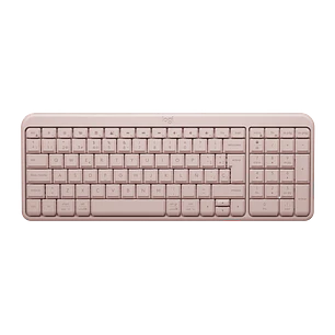 Logitech K250, Teclado Inalámbrico Compacto, Bluetooth, USB, Rosa