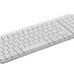 Logitech K250 Teclado Inalámbrico Compacto Bluetooth, USB, Blanco - Miniatura 4