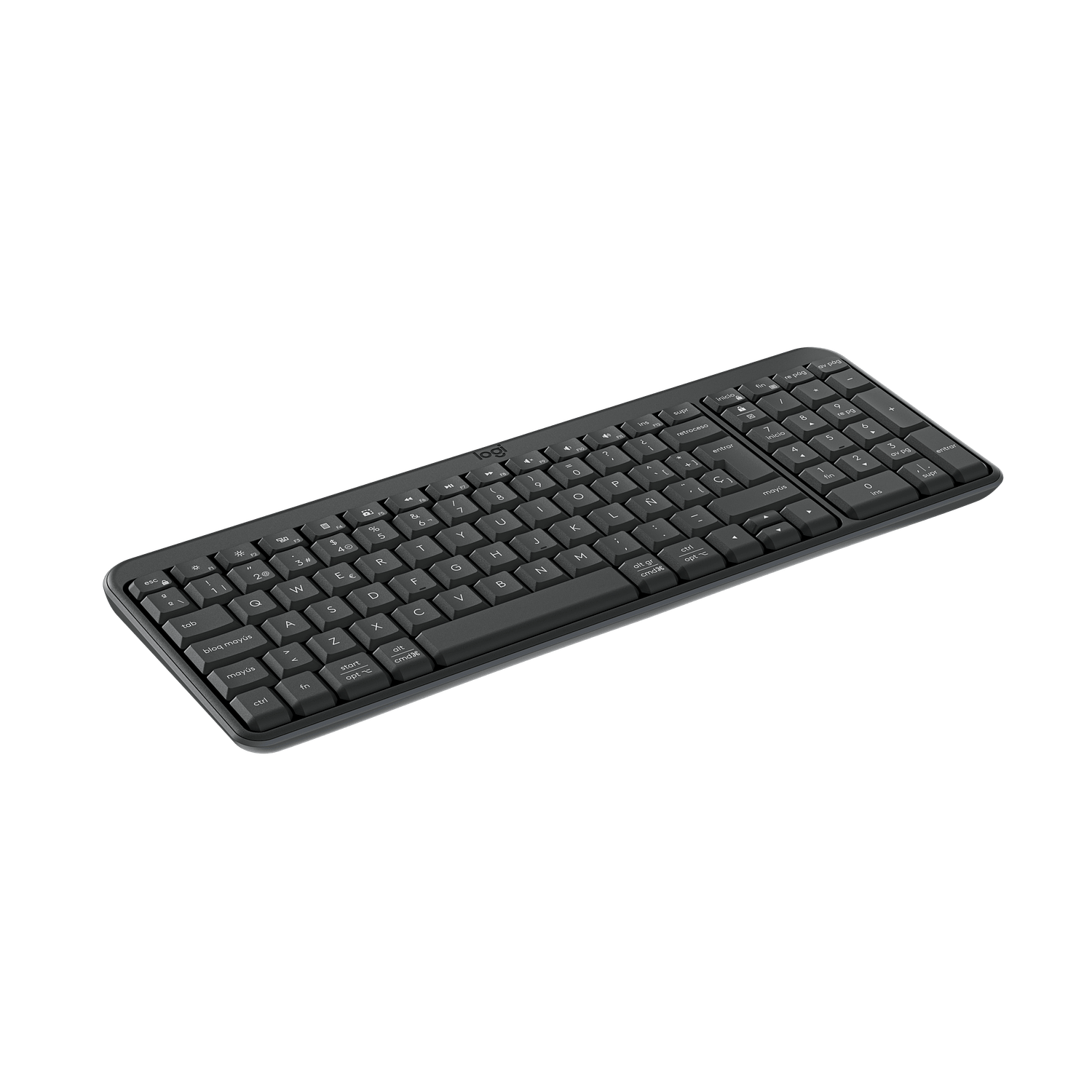 Logitech K250 Teclado Inalámbrico Compacto Bluetooth, USB, Negro 3