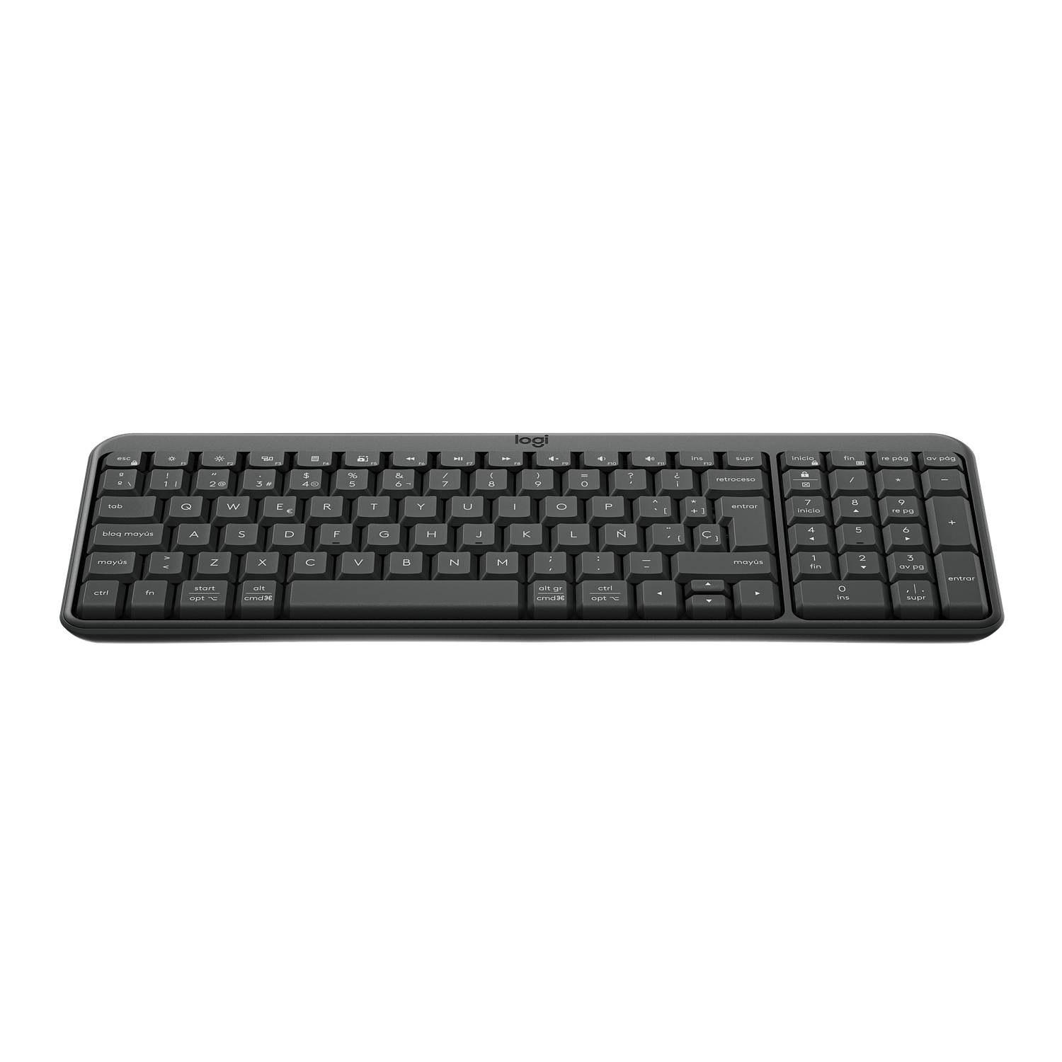 Logitech K250 Teclado Inalámbrico Compacto Bluetooth, USB, Negro 2