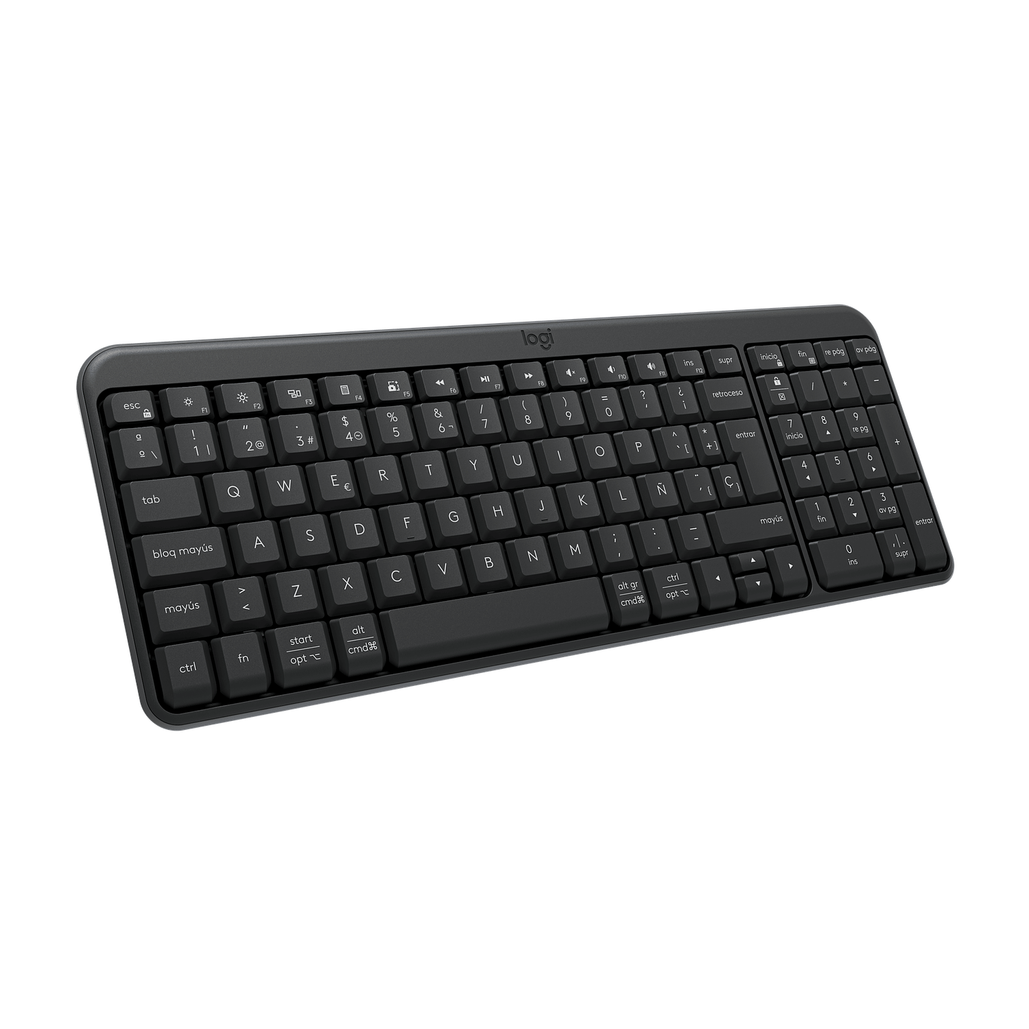 Logitech K250 Teclado Inalámbrico Compacto Bluetooth, USB, Negro 4