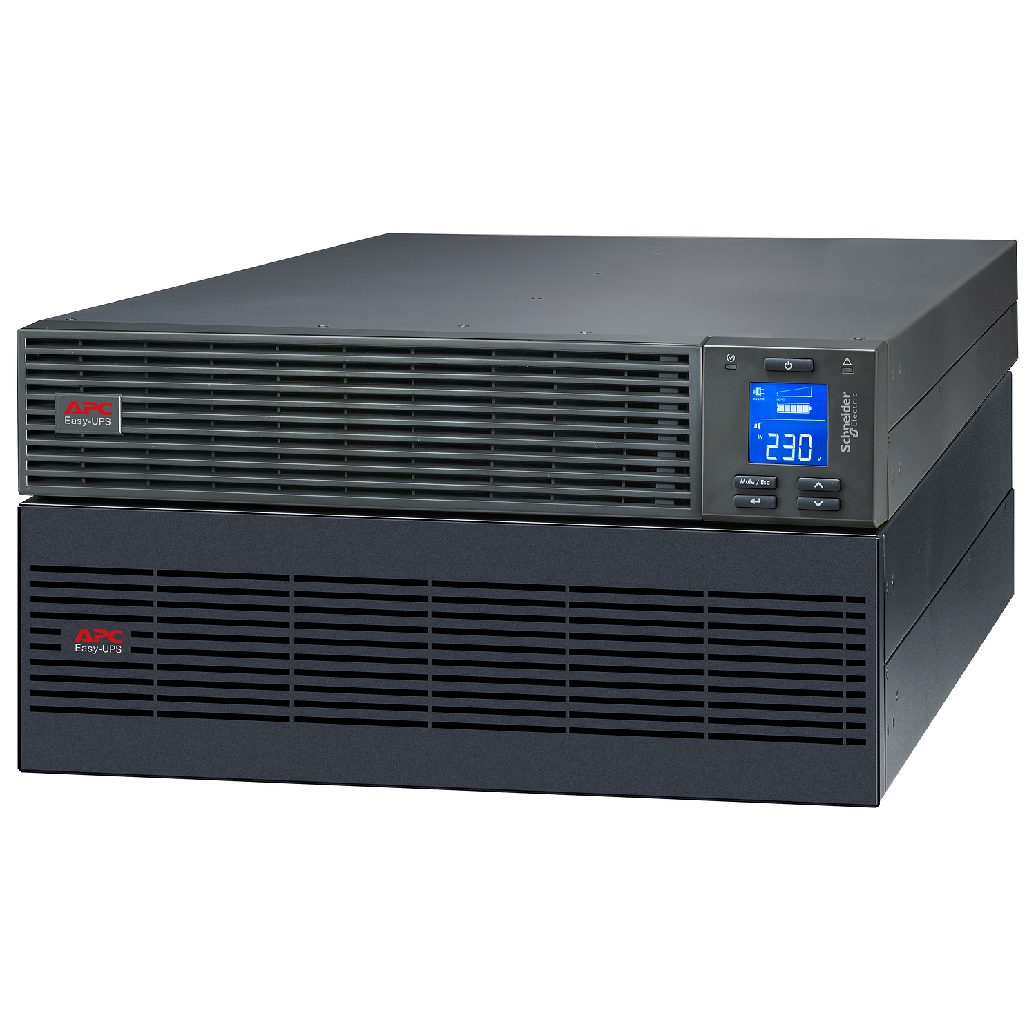 APC Easy UPS SRV SRV6KRILRK, Montaje en Bastidor, CA 220-240 V, 6000 VA, USB, RS-232, 5 U 2