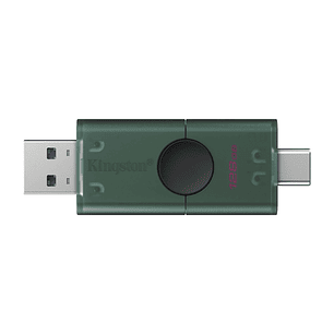 Kingston DataTraveler Duo Pendrive, 256GB, DTDEG2, USB 3.2, Tipo-A y Tipo-C