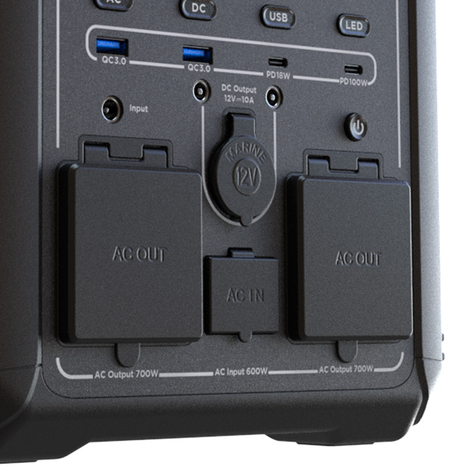 Forza Titan Series Generador Eléctrico de Baterías LMFPE 700W, AC 220V, Portátil 3