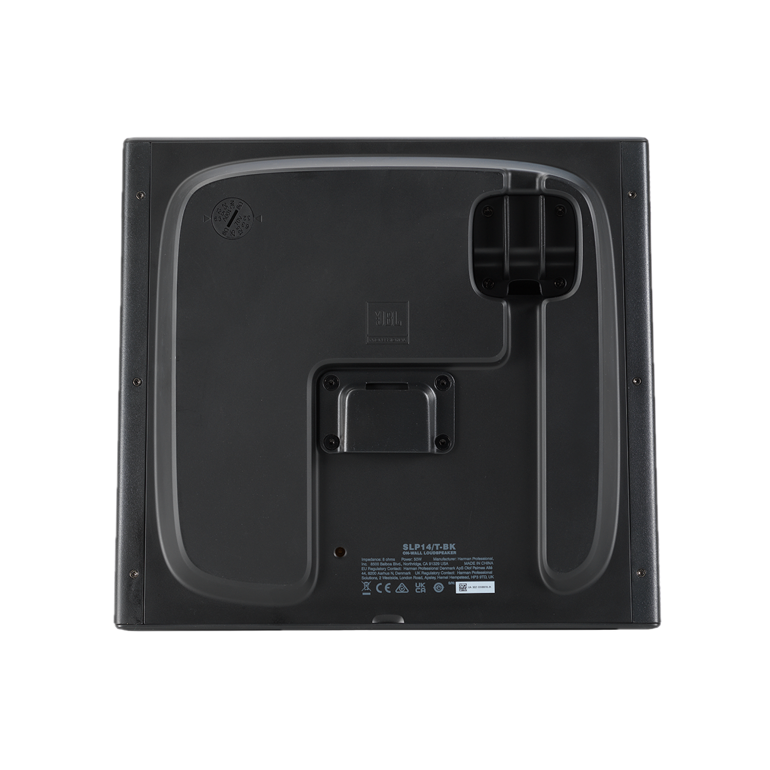 JBL SLP14/T Parlante de Pared Elegante, Perfil Bajo, 50W, Negro, Instalación Fácil, Sonido Claro, Cobertura Amplia 3