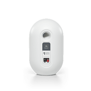 JBL 104-BT Parlantes de Estudio Compactos, 60W, Bluetooth, Blanco, Sonido Claro y Profesional