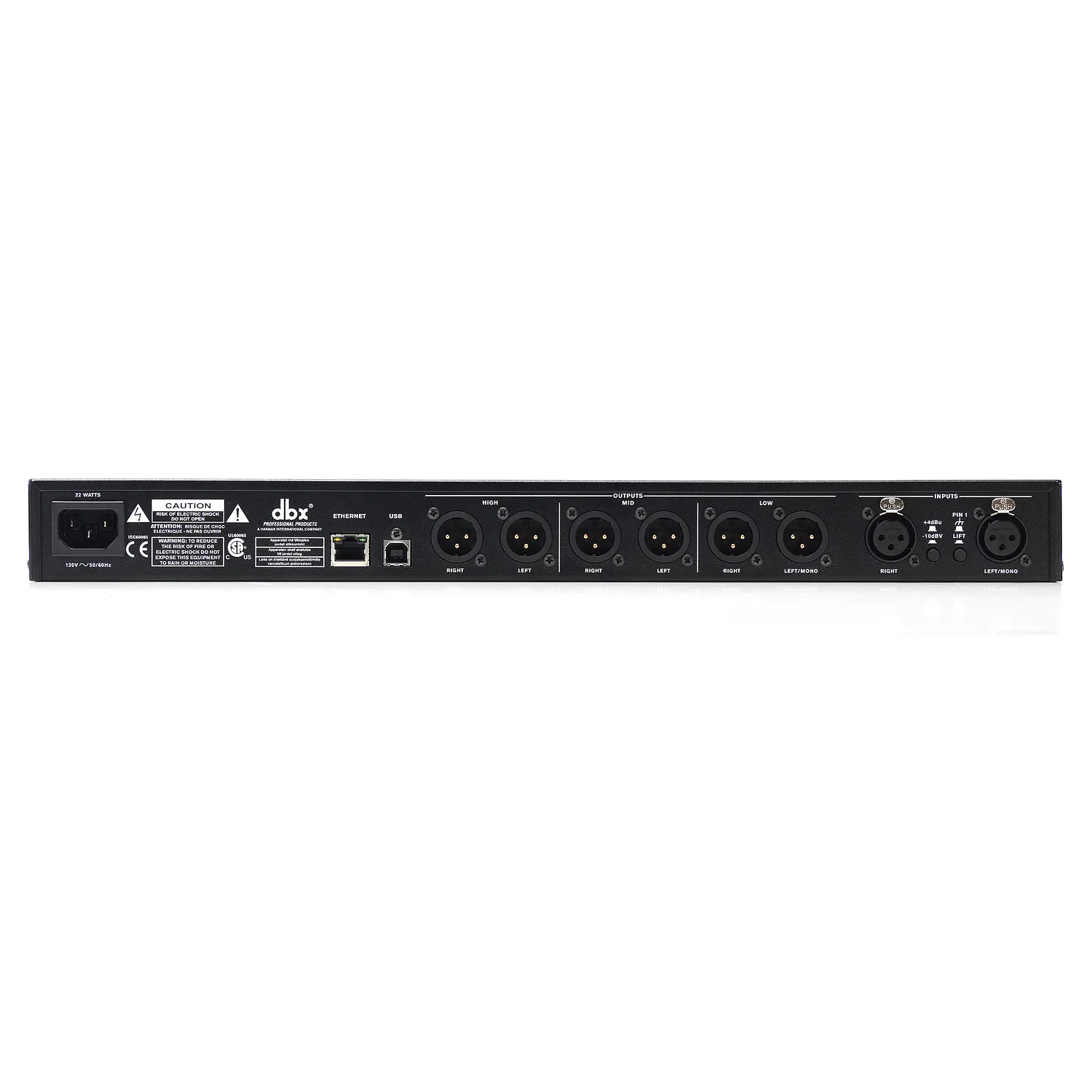 DBX DBXPA2-V-EU Rack de Accionamiento Sistema Completo de Gestión de Altavoces 2