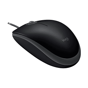 Logitech M110 Silent, Mouse USB, 1000dpi, 3 Botones, Negro