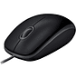 Logitech M110 Silent, Mouse USB, 1000dpi, 3 Botones, Negro - Miniatura 3