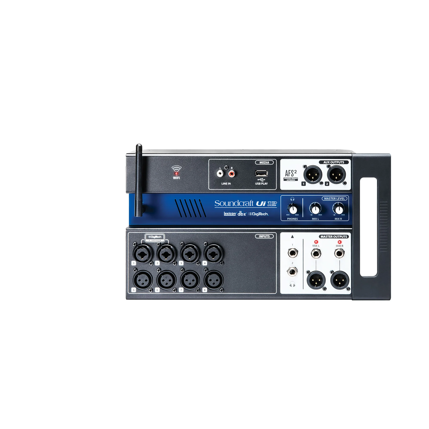 Soundcraft Ui12 Mezclador Digital de 12 Canales con Control Inalámbrico 1