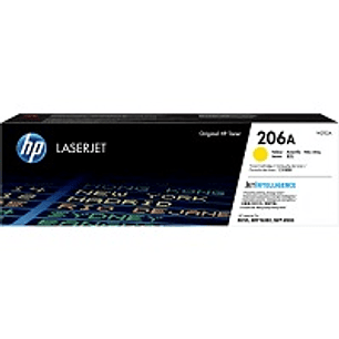 HP 206A - Amarillo - original - LaserJet - cartucho de tóner (W2112A) - para Color LaserJet Pro M255, M283, MFP M282, MFP M283