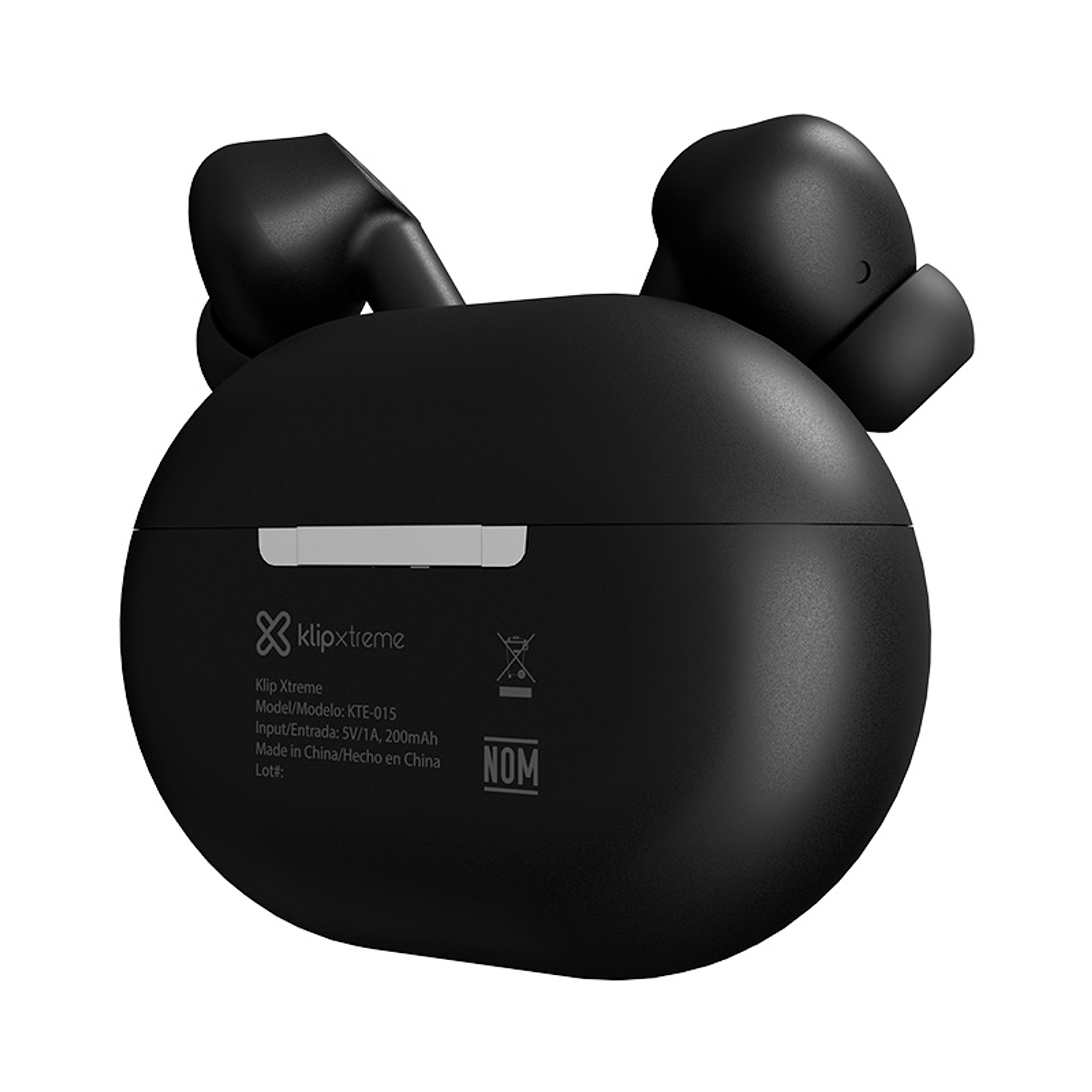 Klip Xtreme KTE-015BK Buds-Fi TWS Audífonos Inalámbricos, Bluetooth 5.4, Micrófono ENC, 13mm, 17H de Autonomía, IPX4, Toque Inteligente, Compatible Siri y Google, Negro 4