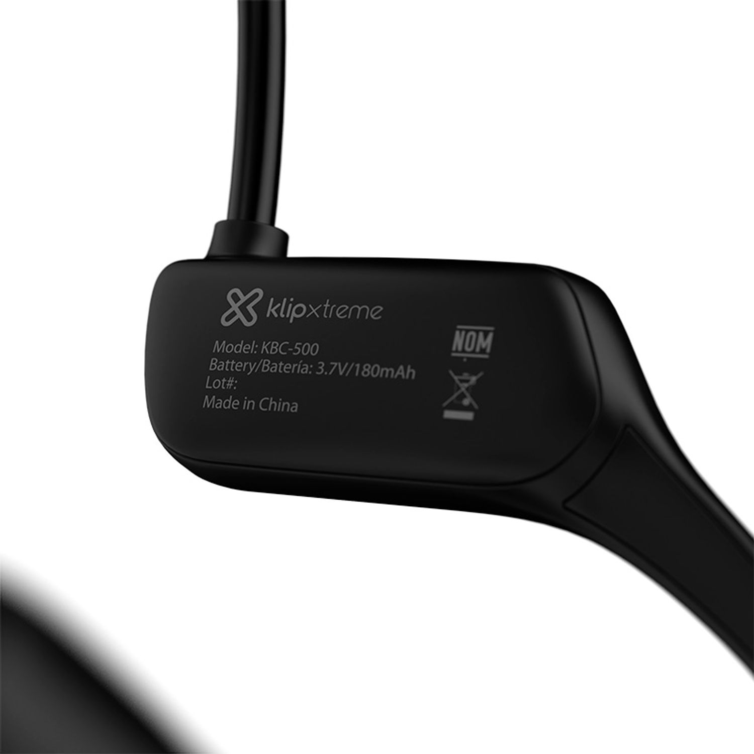 Klip Xtreme KBC-500 Audífonos WaveZound, Conducción Osea, Bluetooth 5.3, Micrófono EMM, IPX5, 7 h de batería y carga USB-C Magnética. 3