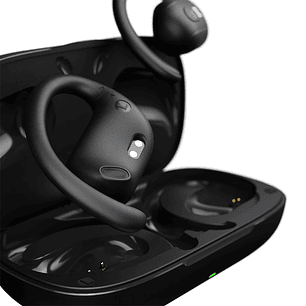 Klip Xtreme KOE-250BK OpenBuds TWS Audífonos Inalámbricos de Oído Abierto, Bluetooth 5.3, Micrófono ENC, Resistente al Agua IPX5, Hasta 20h de Batería