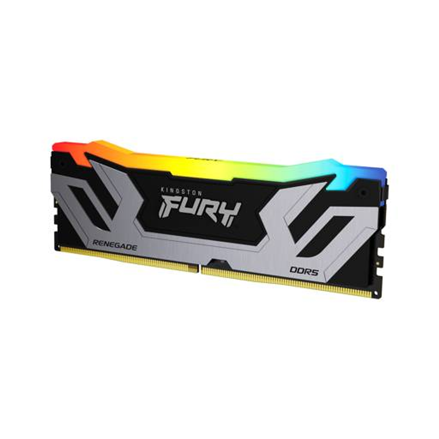 Kingston Renegade Memoria RAM DDR5, 48GB (2x24GB), 8400MT/s, CL40, DIMM, Silver/Black, RGB, CUDIMM, XMP 4