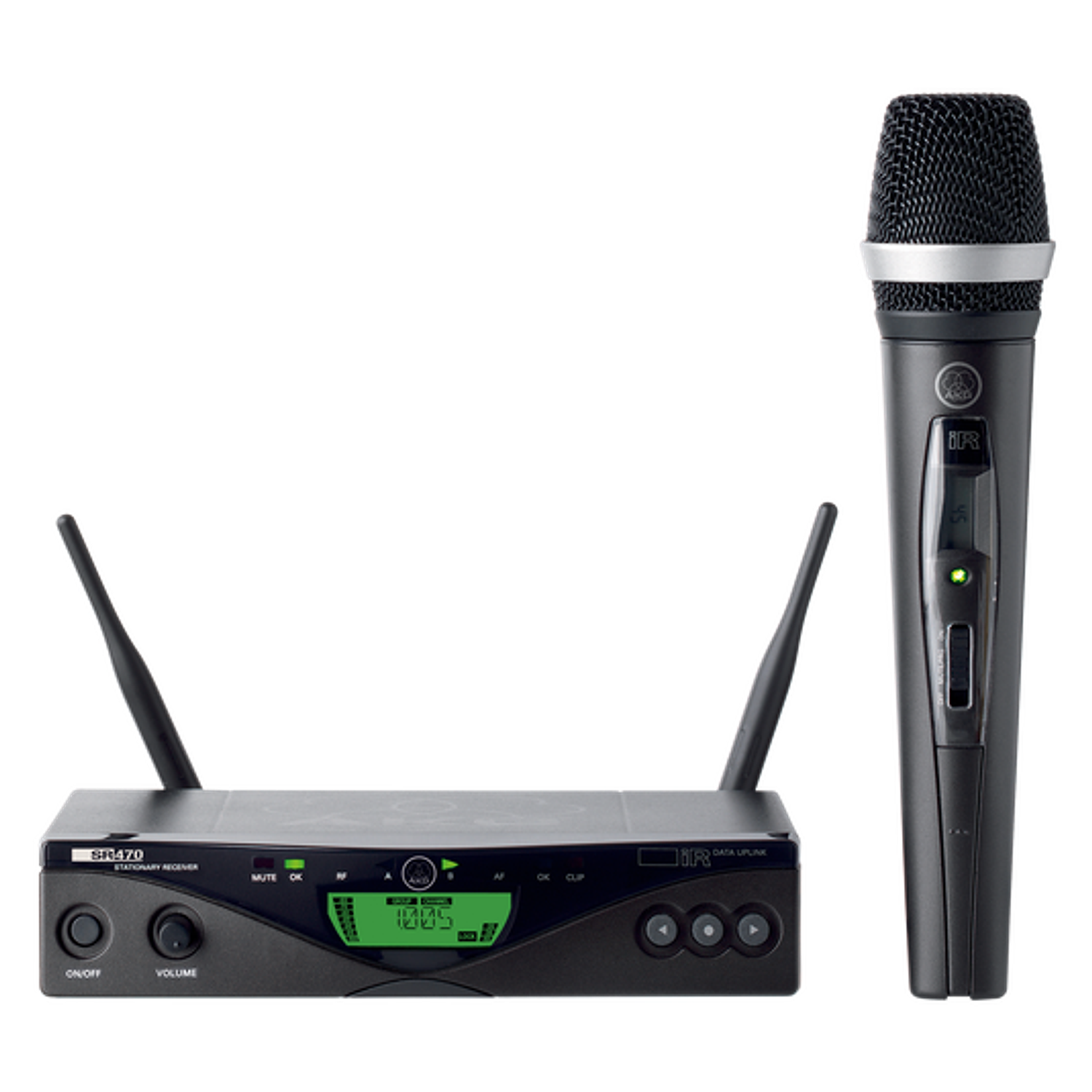 AKG WMS470 D5 SET BD7-50MW Micrófono Inalámbrico, Vocal Profesional, Sistema UHF, Micrófono de Mano, Audio Profesional, Transmisión Confiable