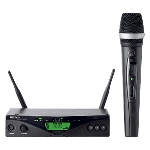 AKG WMS470 D5 SET BD7-50MW Micrófono Inalámbrico, Vocal Profesional, Sistema UHF, Micrófono de Mano, Audio Profesional, Transmisión Confiable