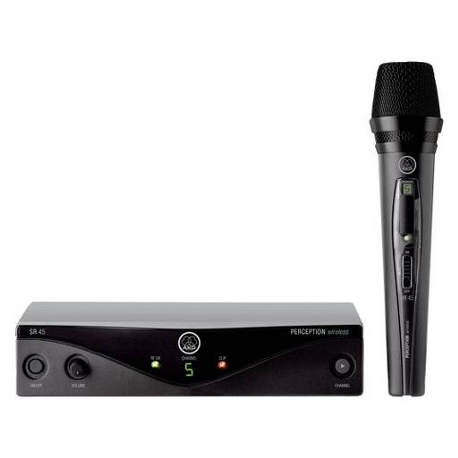AKG PERCEP WL 45 VOCAL BDA Perception Wireless 45 Vocal Set BDA, Micrófono Inalámbrico Profesional, Sistema UHF para Cantantes y Presentadores