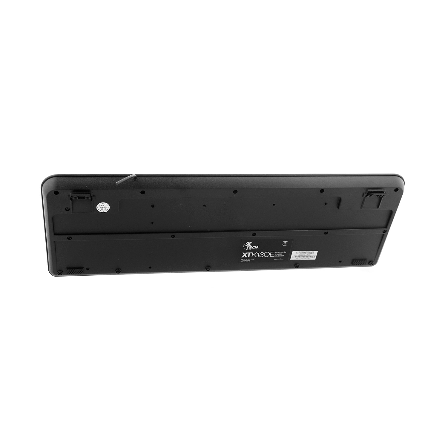 Xtech XTK-130E Teclado USB Inglés, 104 Teclas, Multimedia, Negro 4