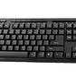 Xtech XTK-130E Teclado USB Inglés, 104 Teclas, Multimedia, Negro - Miniatura 1