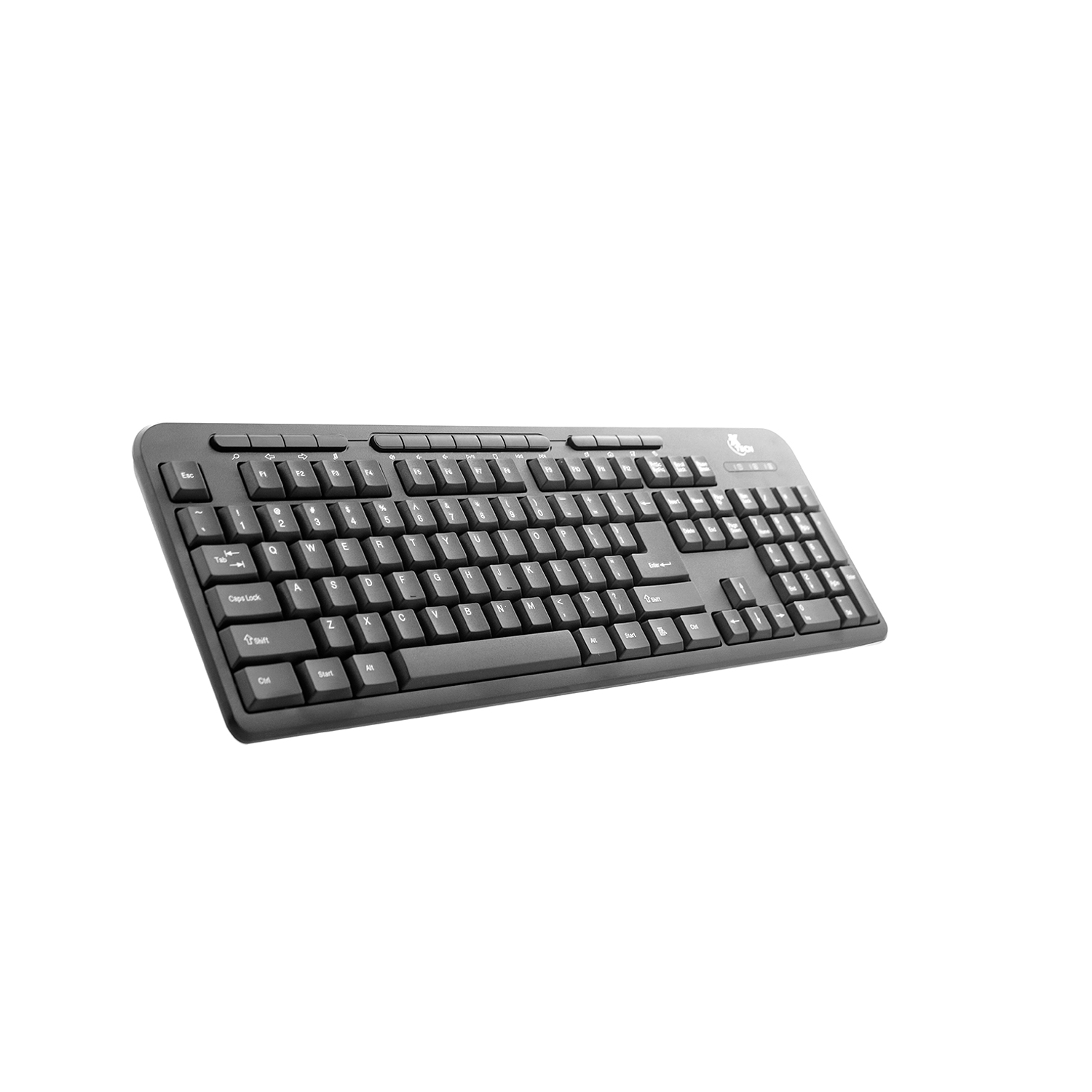 Xtech XTK-130E Teclado USB Inglés, 104 Teclas, Multimedia, Negro 3