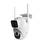 Nexxt Solutions PTZ NHC-OP30DL Cámara Inteligente Wi-Fi, de Doble Lente para Exteriores, Seguridad Avanzada 24/7 - Miniatura 2
