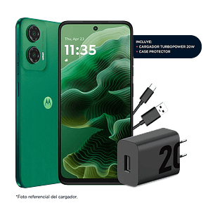 Moto G35 5G Smartphone 4GB RAM + 256GB, Resistente al Agua, Cámara 50 MP, Batería 5000 mAh, Pantalla LCD 120 Hz, Diseño Ligero y Rendimiento 5G, Verde