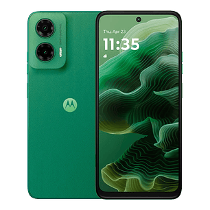 Moto G35 5G Smartphone 4GB RAM + 256GB, Resistente al Agua, Cámara 50 MP, Batería 5000 mAh, Pantalla LCD 120 Hz, Diseño Ligero y Rendimiento 5G, Verde