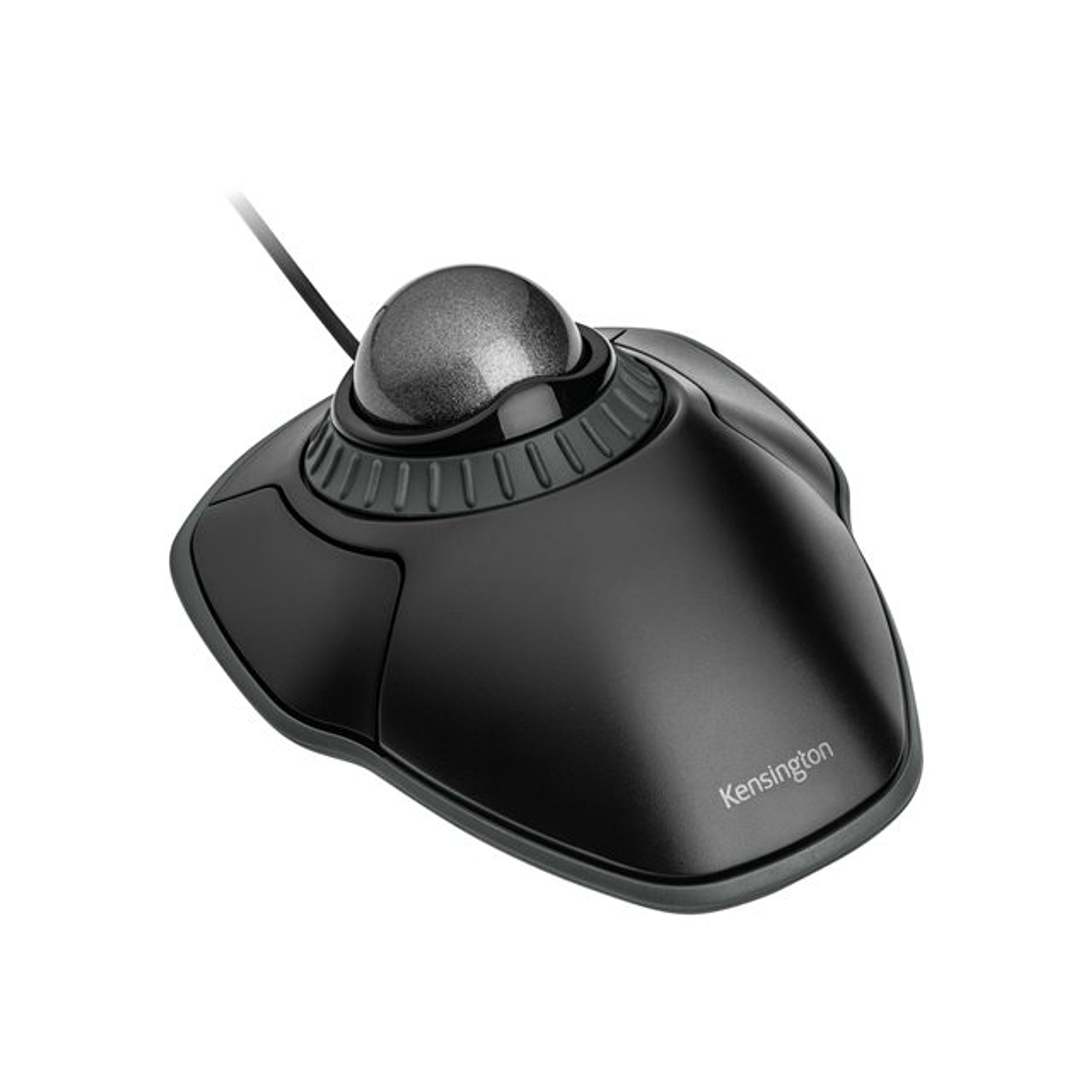 Kensington Orbit with Scroll Ring Mouse con Trackball Óptico, Cable USB, Ergonómico, Ambidiestro, Gris Espacial 3