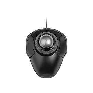 Kensington Orbit with Scroll Ring Mouse con Trackball Óptico, Cable USB, Ergonómico, Ambidiestro, Gris Espacial