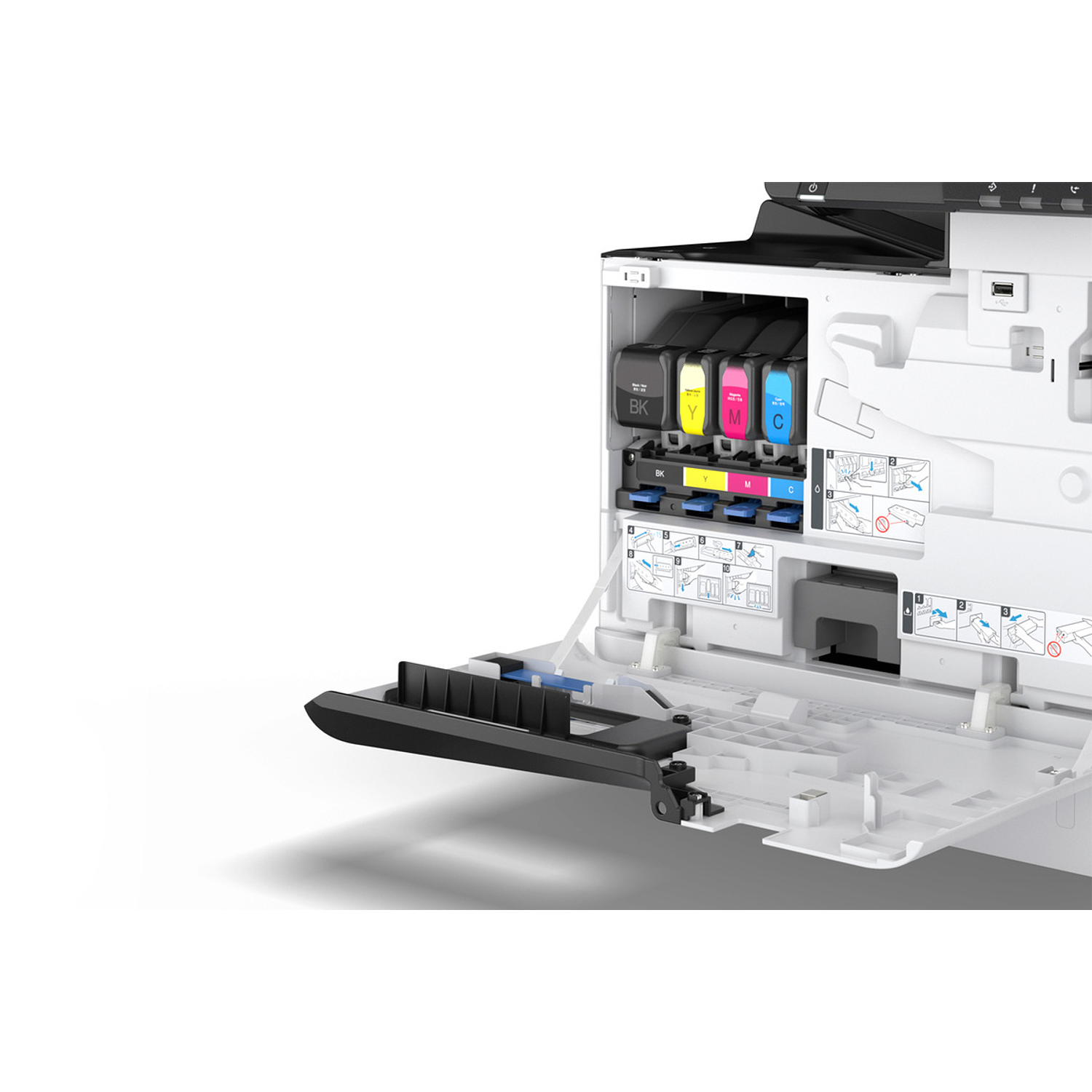 Epson AM-C400 Impresora Multifuncional MFP A4 Color, Dúplex, Fax, ADF, 40 ppm, USB/Ethernet 10