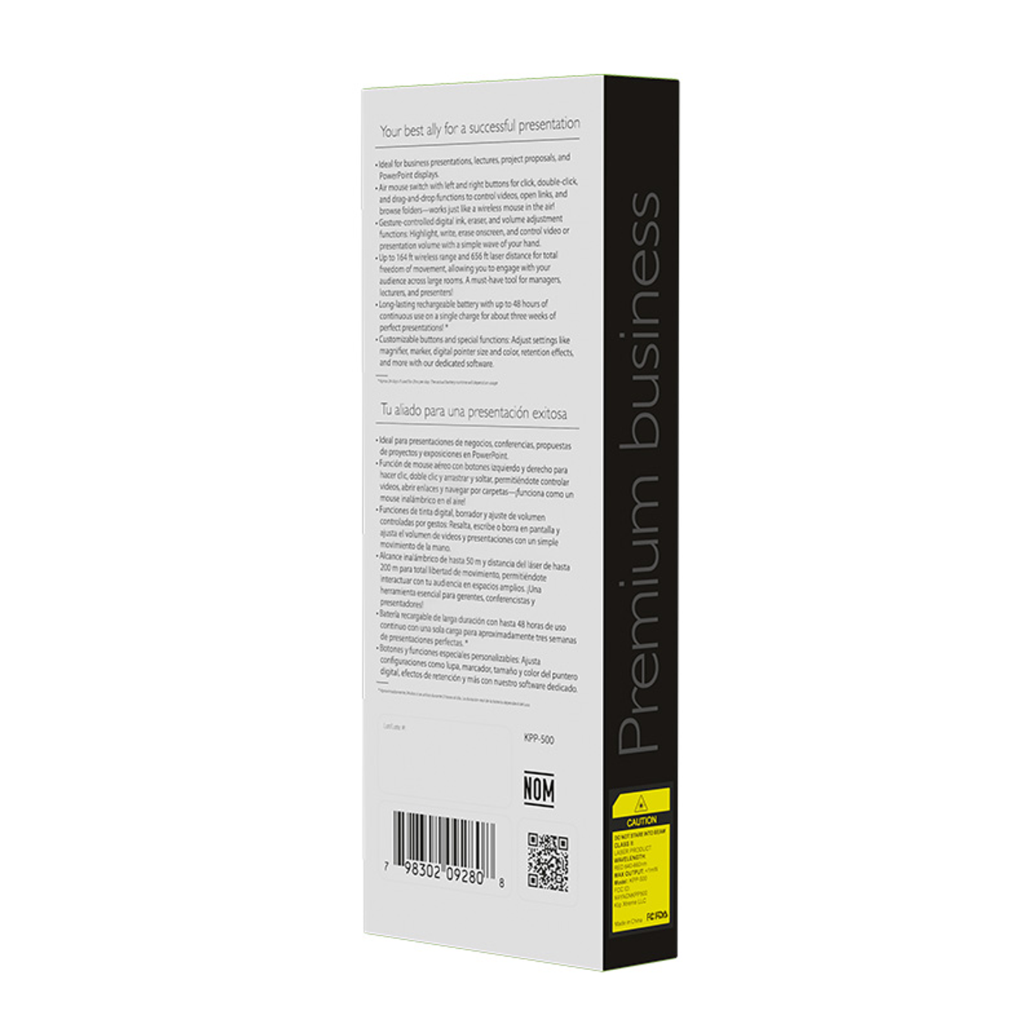 Klip Xtreme KPP-500 SlideMaster Pro, Presentador USB Inalámbrico, Negro 8